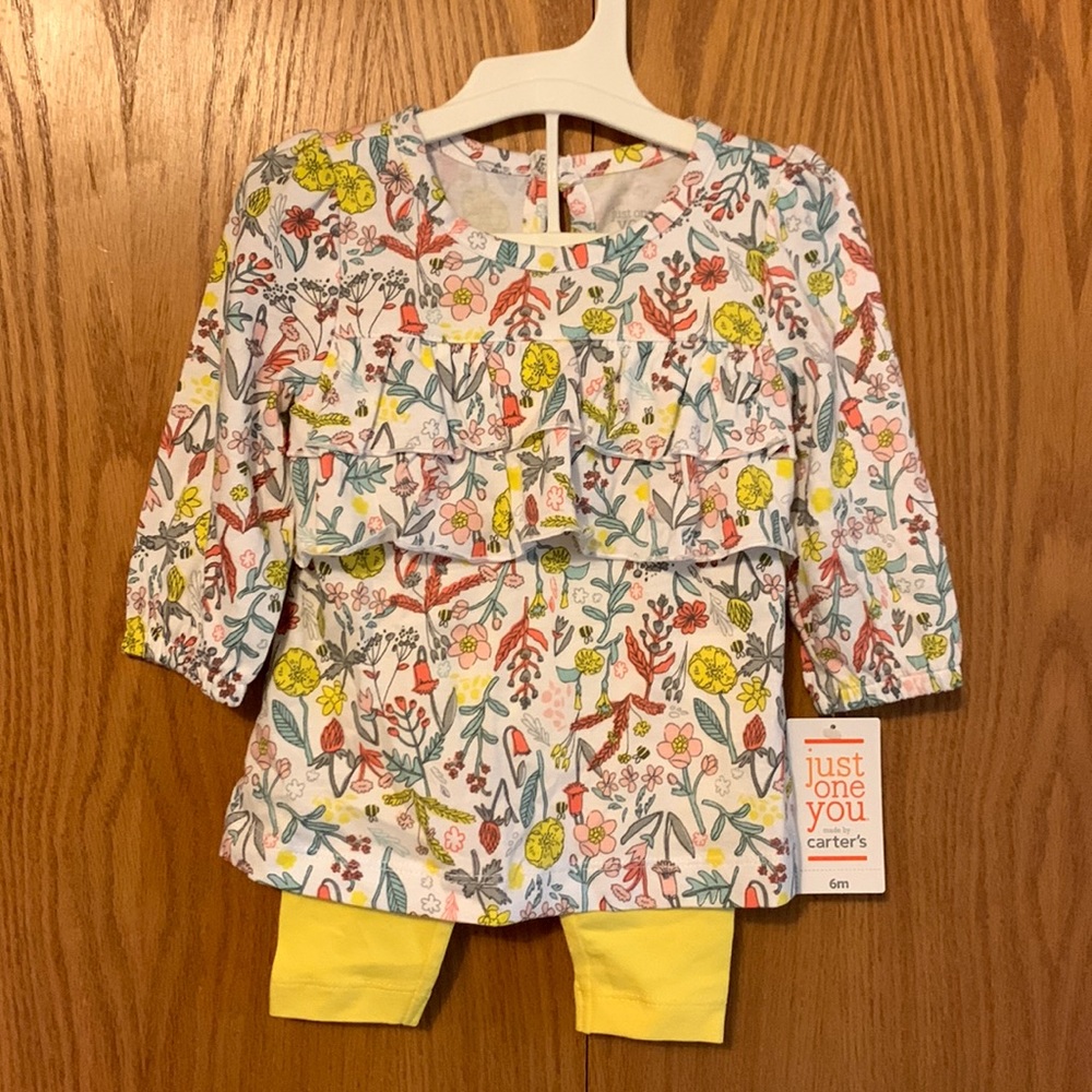 *NWT* Carter’s 2 piece spring/summer outfit- 6 months